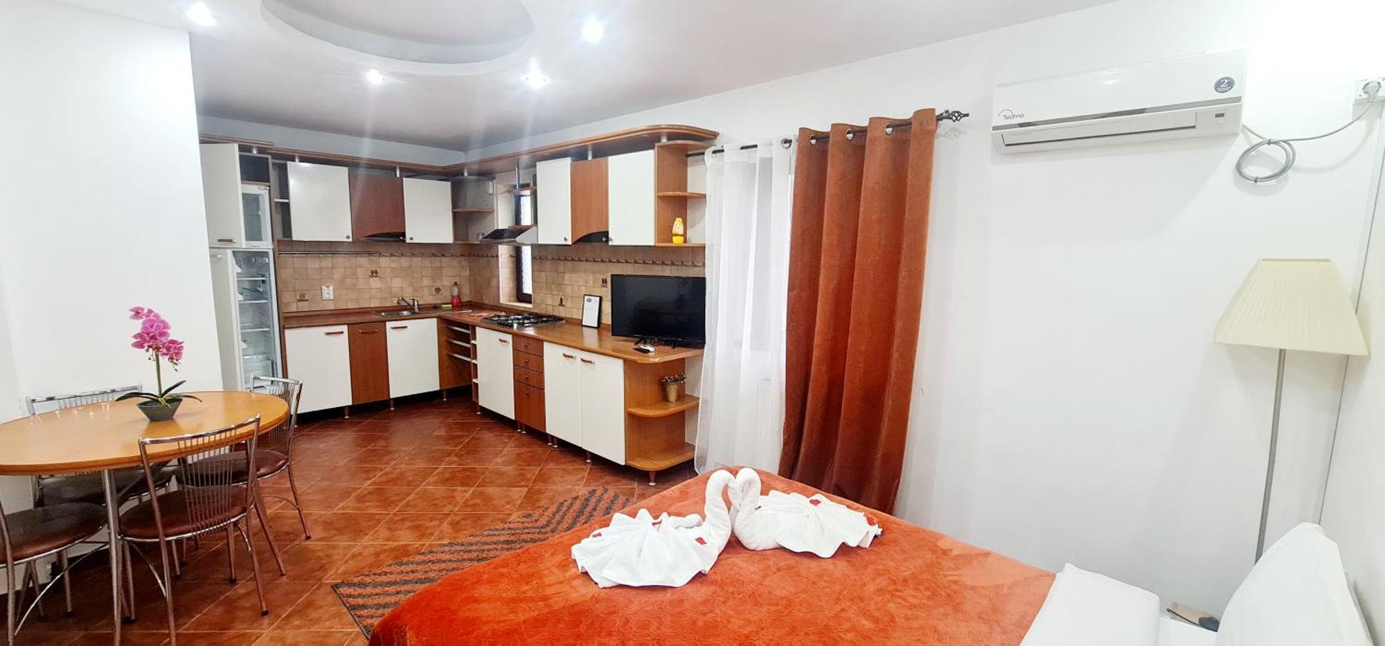 Pensiunea Red Rose Apartments تيميشورا المظهر الخارجي الصورة